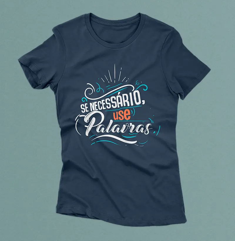 Se necessário, use palavras