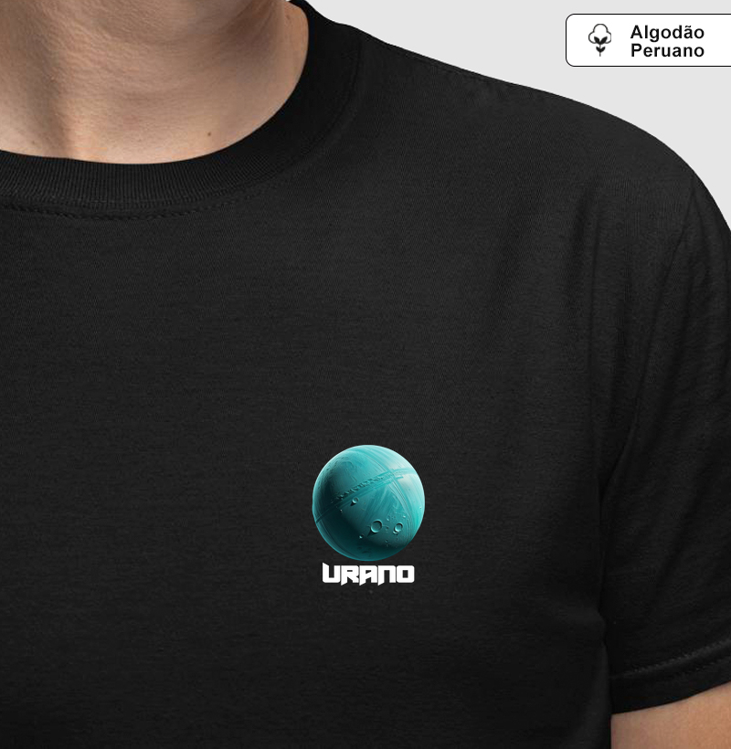 Urano Pocket - Camiseta Algodão Peruano