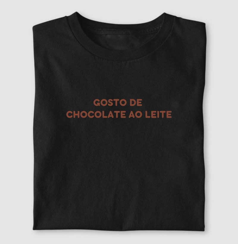 Gosto de chocolate ao leite