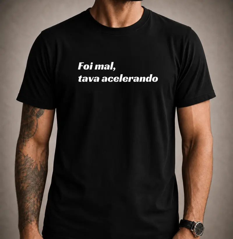 Foi mal, tava acelerando