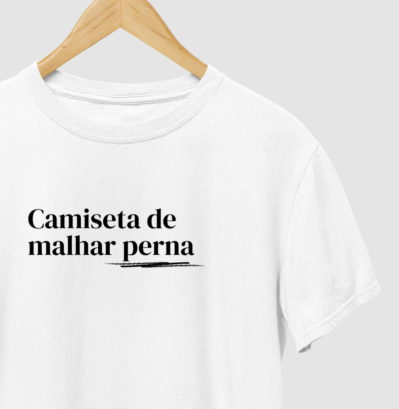 Camiseta de Malhar Perna | MILA