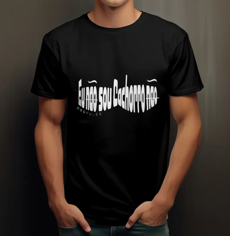 Camiseta Eu não sou cachorro não Dog Pulse