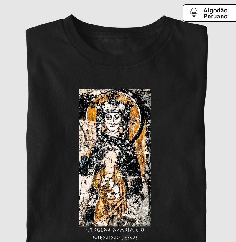 Camiseta Virgem Maria e o Menino Jesus, século XI