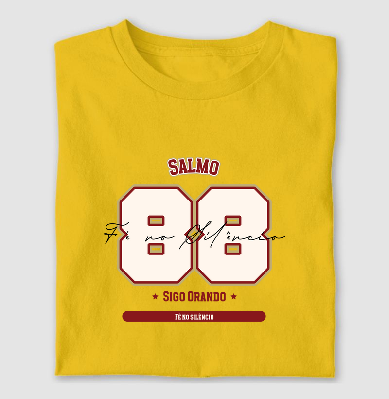 Camiseta Cristã Salmo 88 - Fé no Silêncio | Milagree 