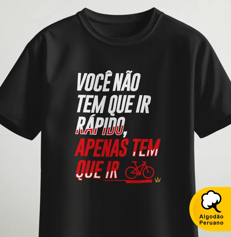 Você não tem que ir rápido, apenas tem que ir