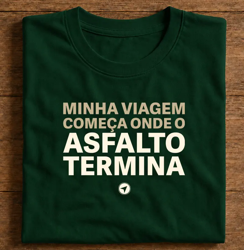 Onde o Asfalto Termina - Camiseta