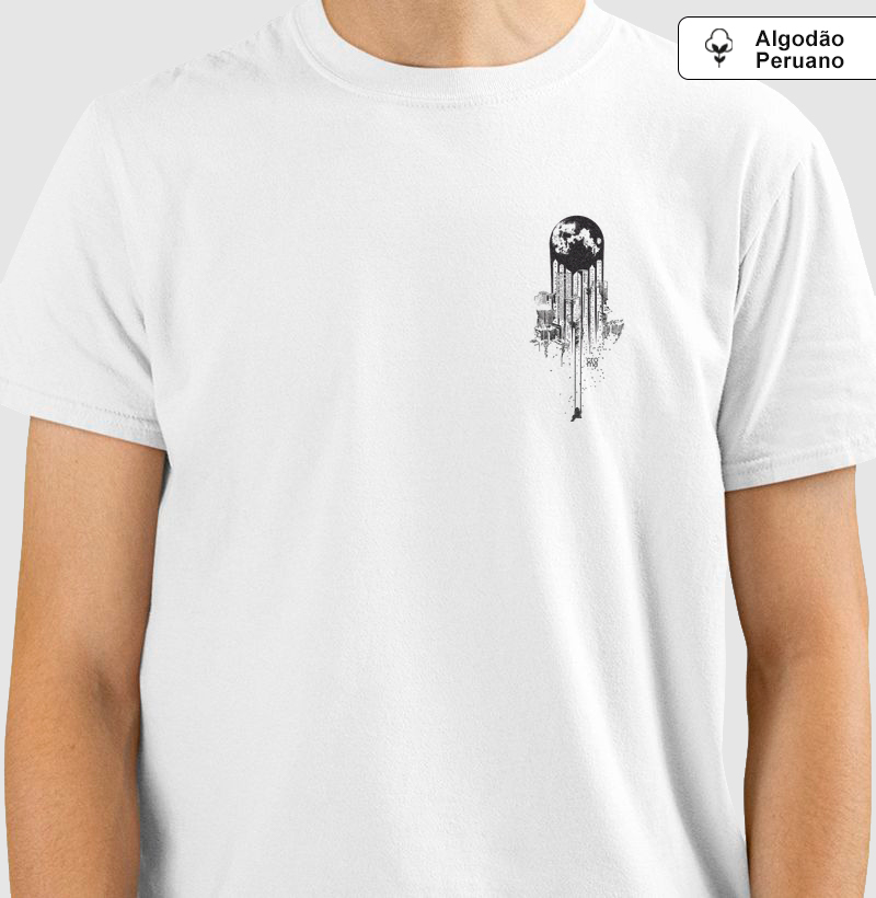 Camiseta Regular Algodão Peruano Lua Cheia II