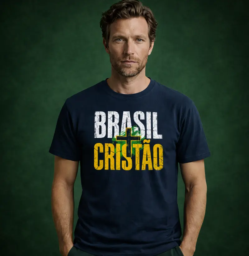 Camiseta Brasil Cristao | Fé