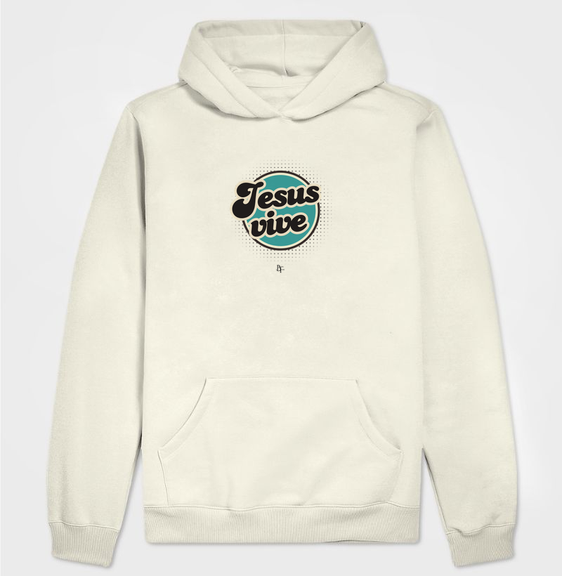 Jesus vive (maior) - Hoodie Moletom