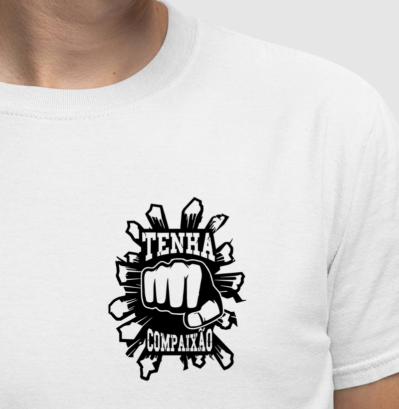 Tenha Compaixão – Estampa no Bolso Inspirada no Karate