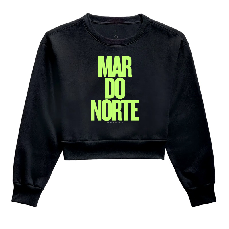 Cropped Moletom Mar do Norte