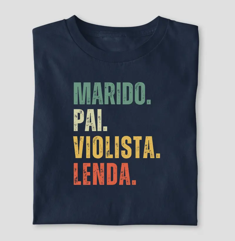 Marido. Pai. Violista. Lenda.