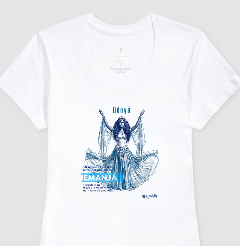 camiseta IEMANJÁ iorubá feminina