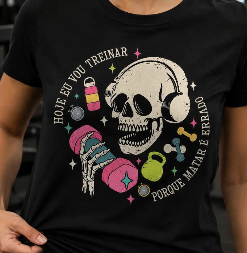 hoje eu vou treinar porque matar é errado
