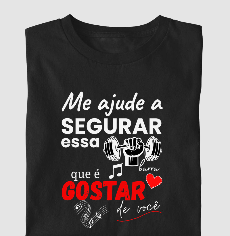 Me ajude a segurar essa barra