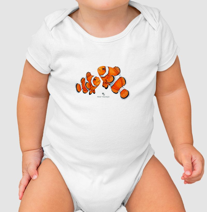 Peixes - Palhaço - Body Infantil