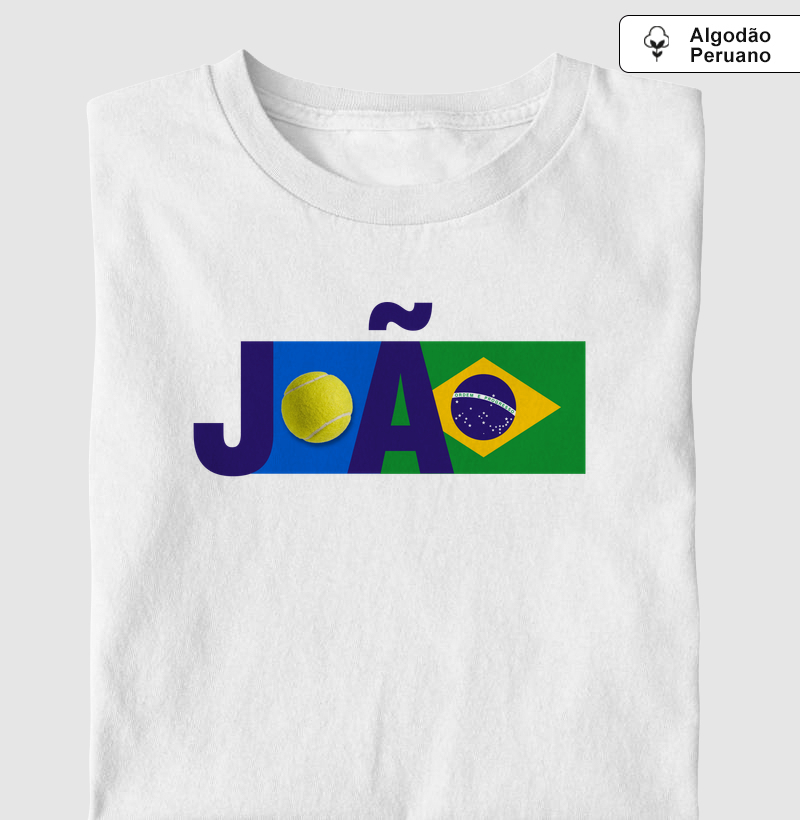 t-shirt JOÃO algodão peruano | camiseta tênis