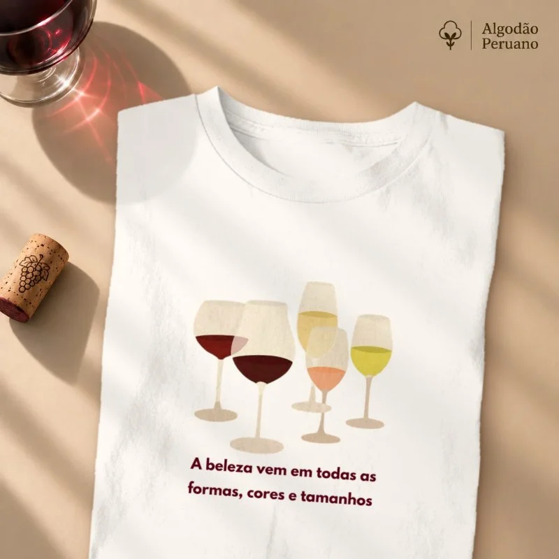 Camiseta A Beleza do Vinho