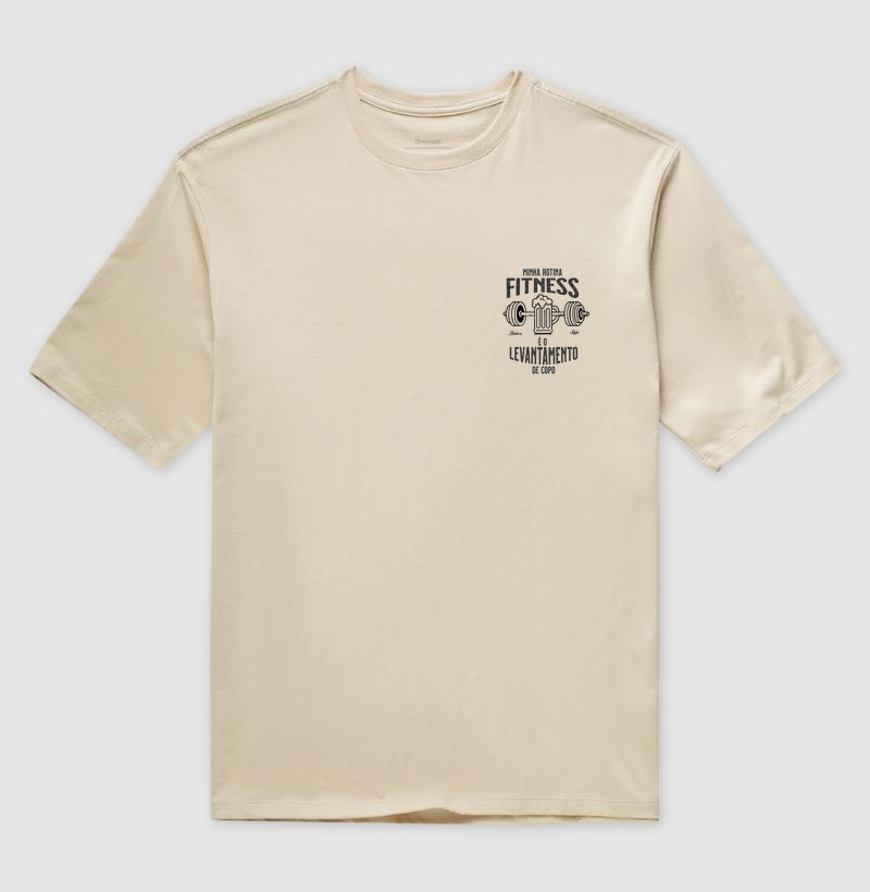 Camiseta Oversized - Fitness Beer Monster