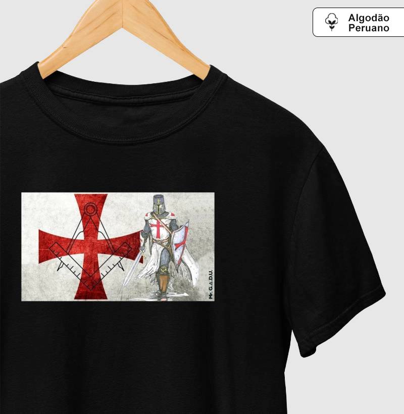 Camiseta Templários 2 - Mr. GADU - Algodão Peruano