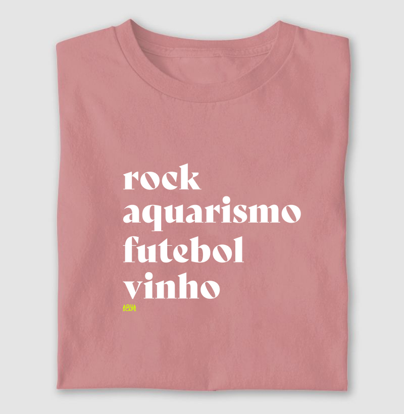 [4 PAIXÕES] Rock, Aquarismo, Futebol e Vinho