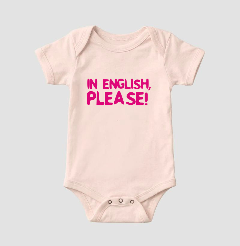 Body Infantil | In English Pink