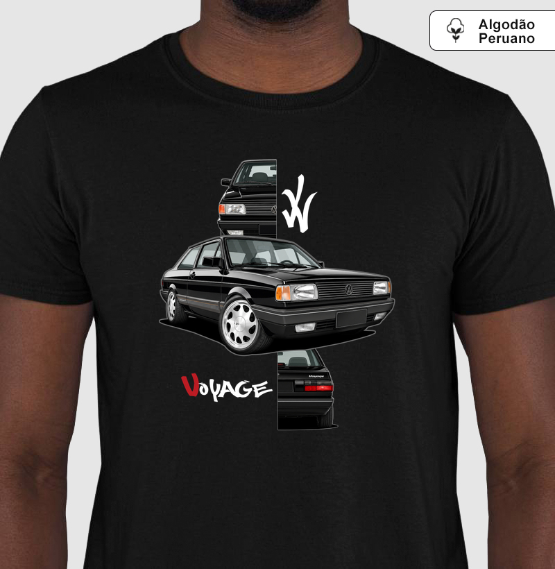 Camiseta em algodão peruano Voyage Sport