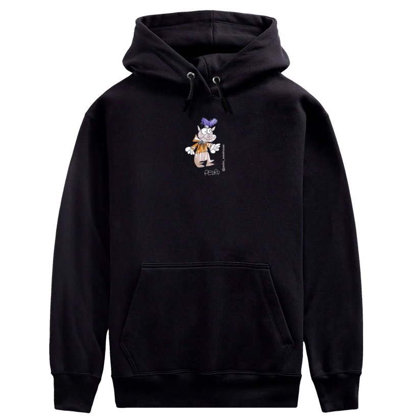 MOLETOM CAPUZ - PORCO MADEIRINHA