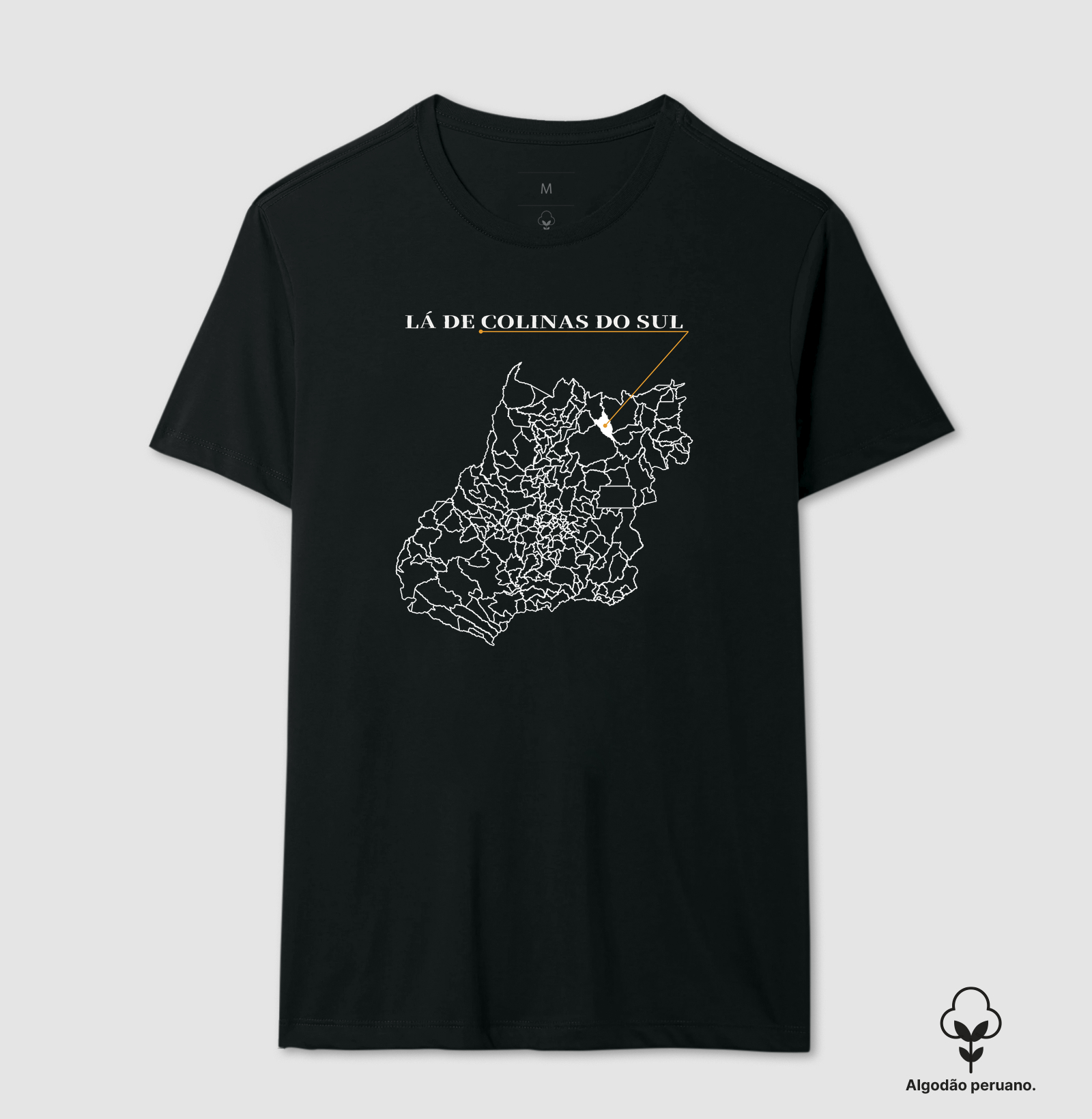 Colinas do Sul | Origem GO - Camiseta Algodão Peruano