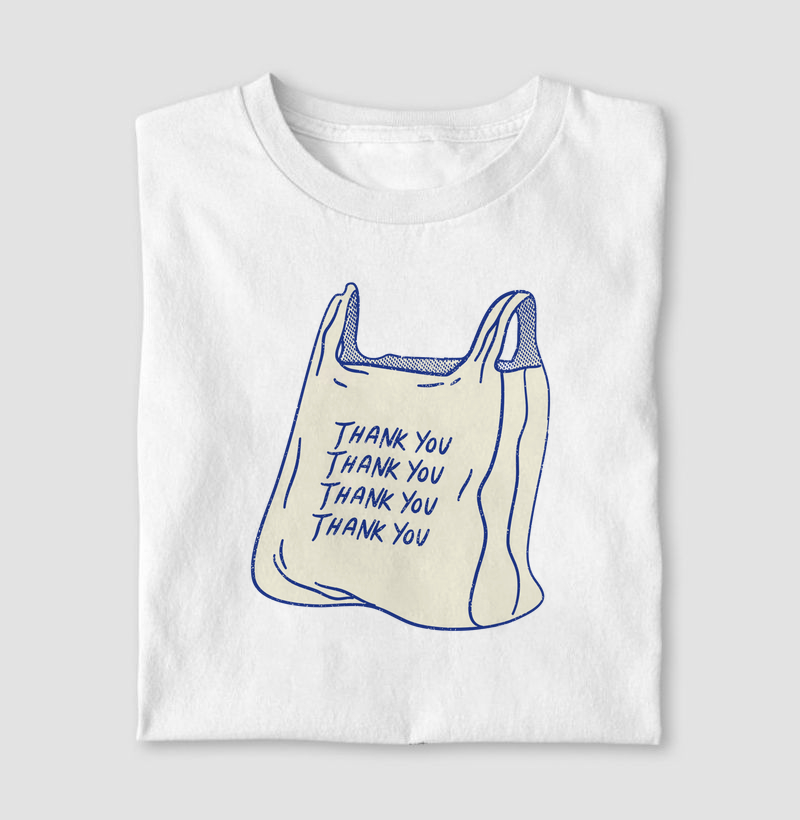 Camiseta Thank You Blue