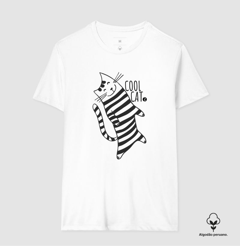 Camiseta Premium Cool Cat