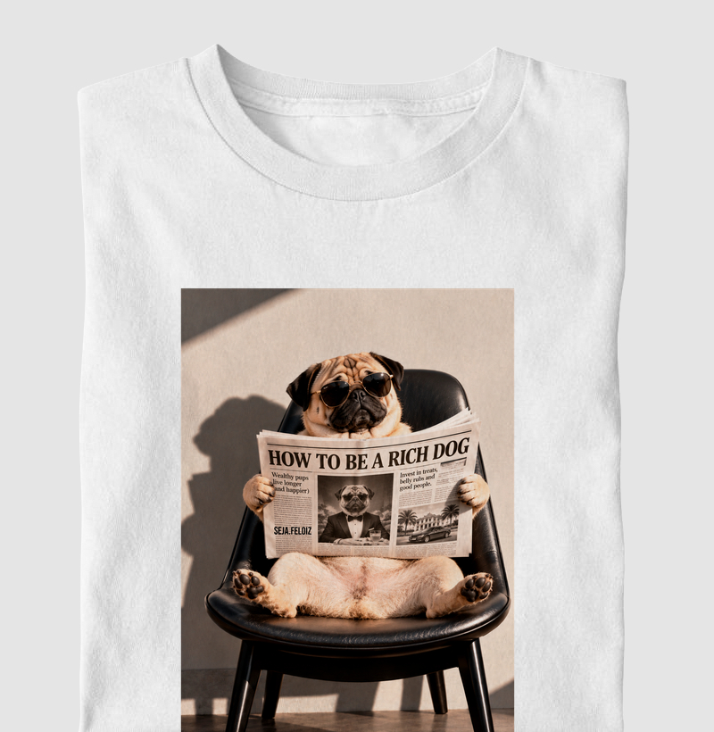 💸 How to Be a Rich Dog – Versão Pug 🐶👑