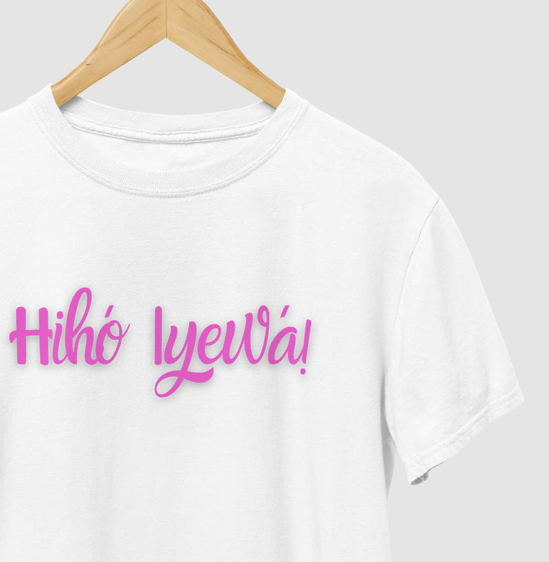 Yewá - Saudação 2 - Camiseta Branca