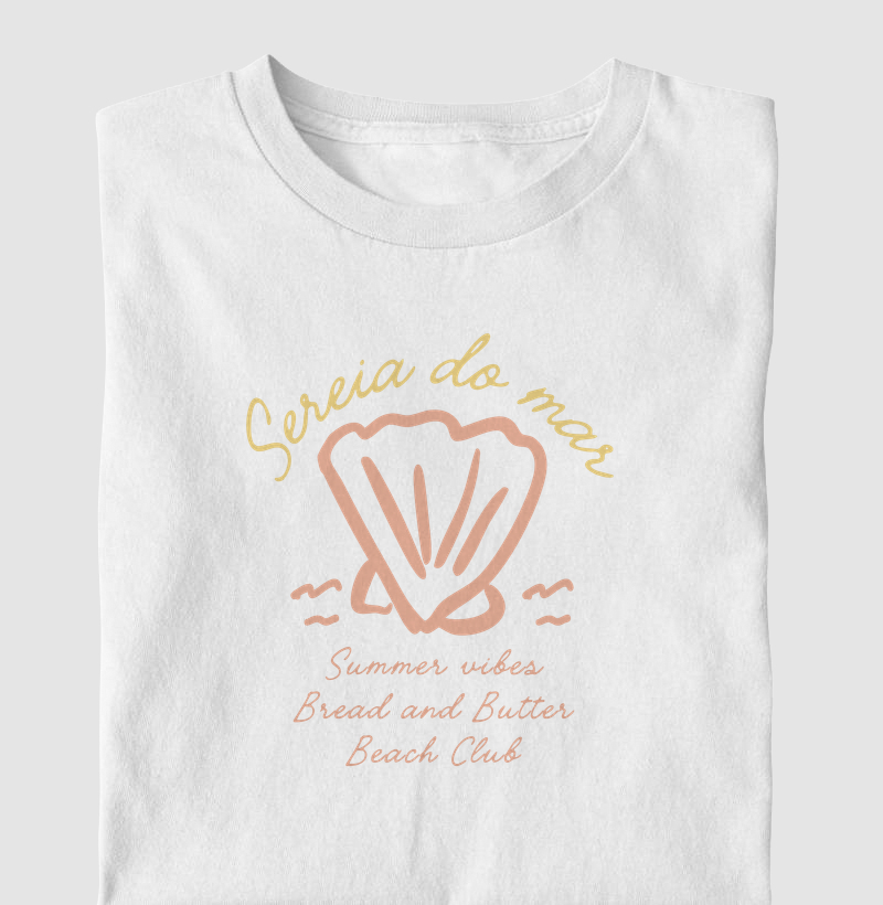 Camiseta Sereia do mar
