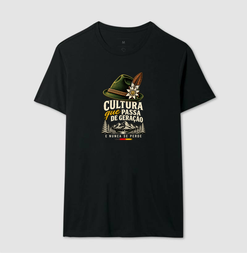 Cultura que passa de geração e nunca se perde - Camiseta
