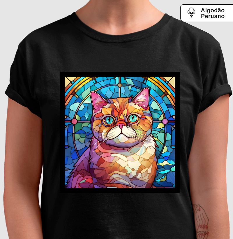Vitral: Gato Exótico