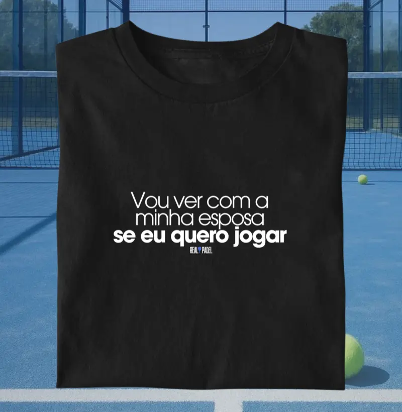 Vou ver com a minha esposa se eu quero jogar