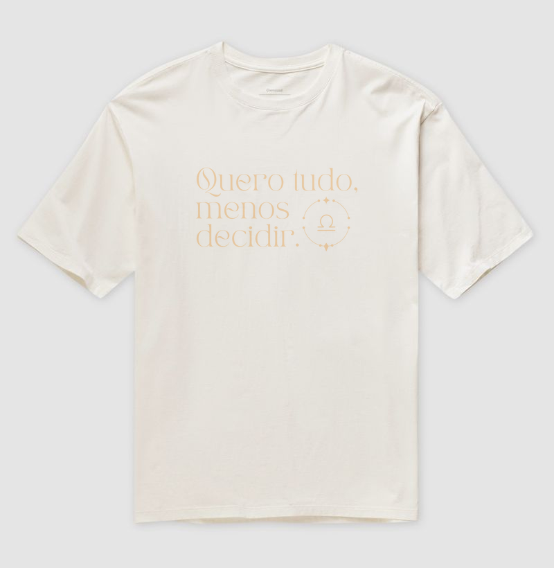 Camiseta Oversized Definition Of Libra