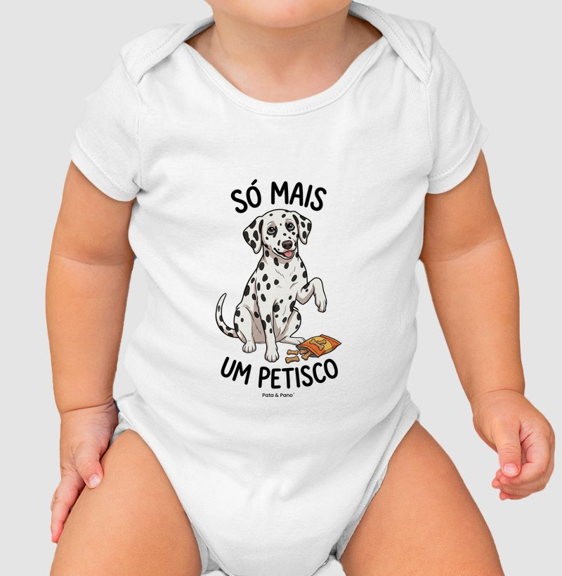 BODY BEBÊ DALMATA PETISCO
