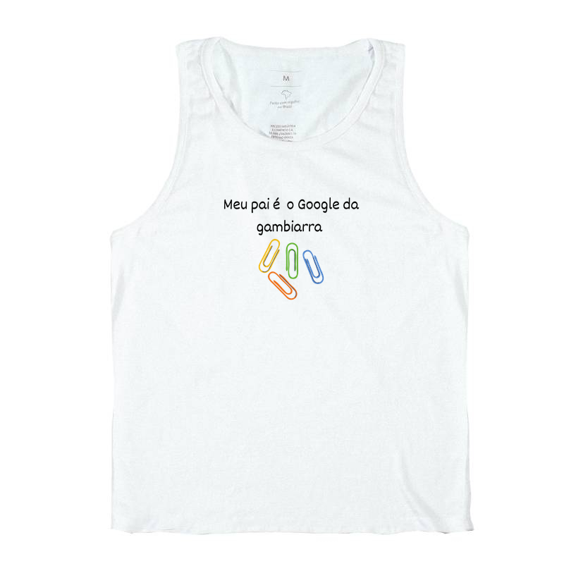 Camiseta meu pai é o google
