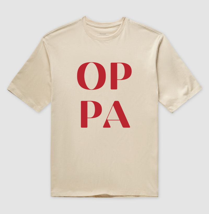 Oppa Coreano (Vermelho)