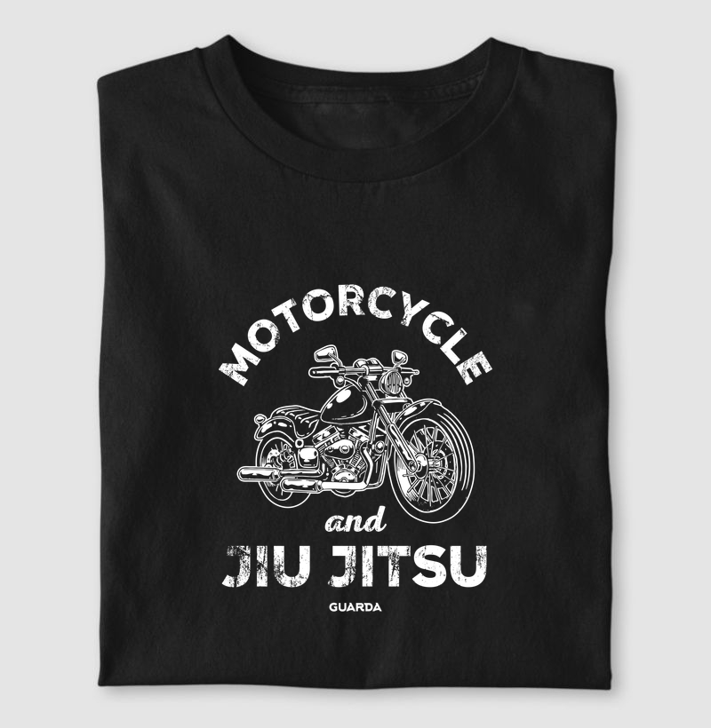 Camiseta Motorcycle and Jiu Jitsu