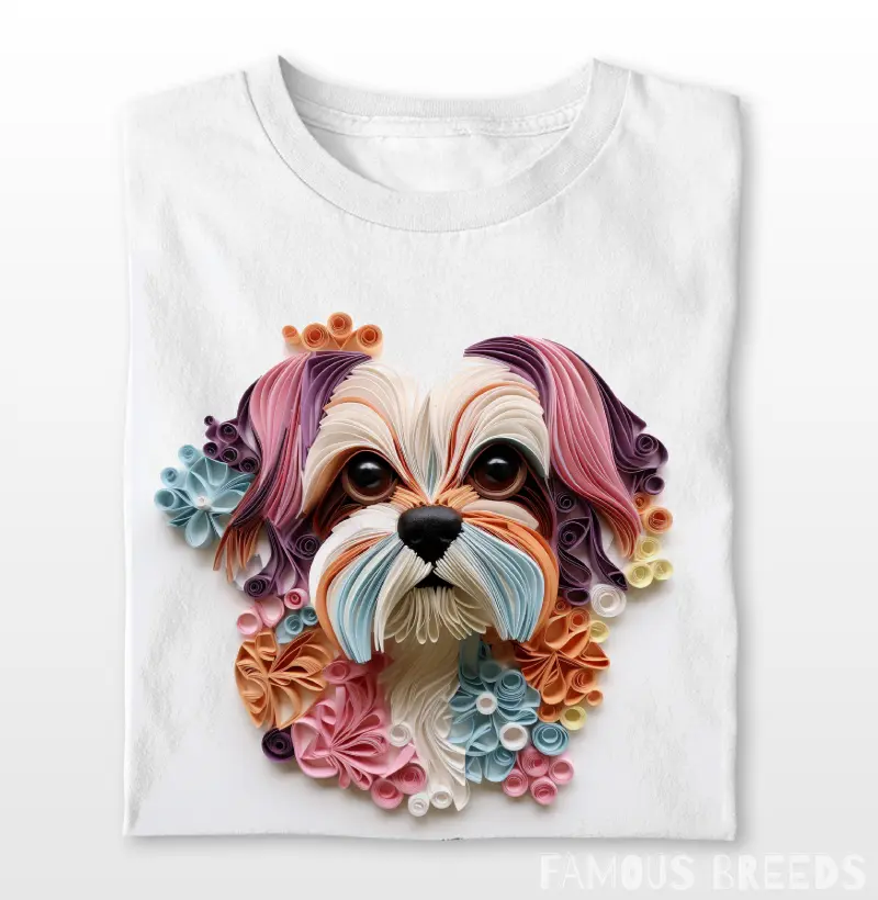 Shih Tzu Paper Quilling