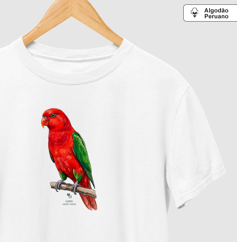 Aves - Lóris Amor-Amor - Algodão Peruano