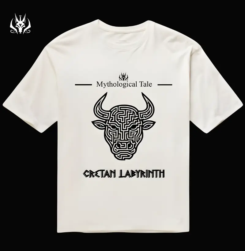 Camiseta Oversized - Labirinto de Creta (Edição Battle Today)