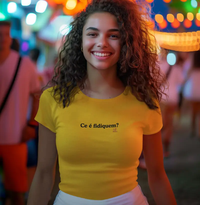 Camiseta "Ce é Fidiquem?"