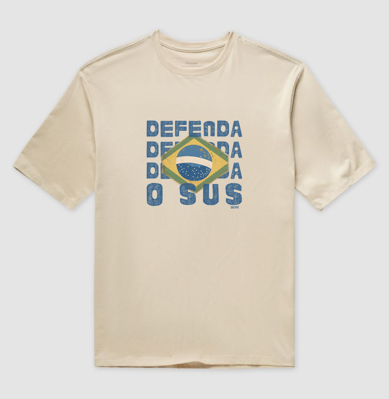 Defenda o SUS - Camiseta Oversized