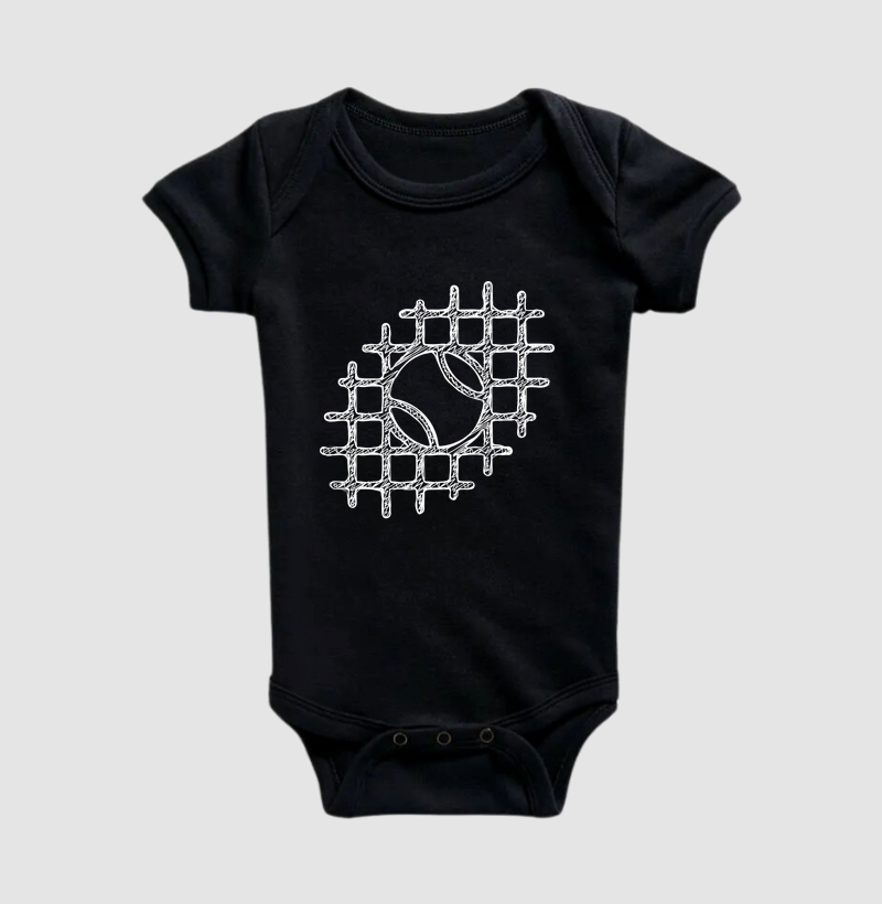 Bolinha na Grade - Body Infantil