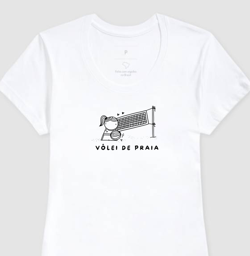 T-Shirt Volei de Praia Loira