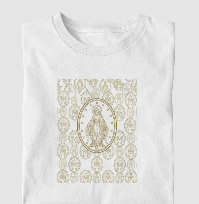 Camiseta Relicário da medalha milagrosa